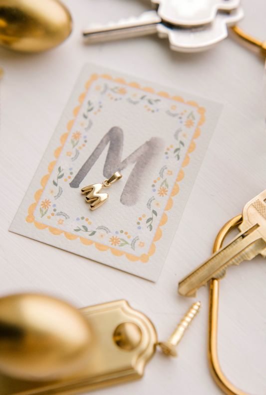 M - Letter Charm