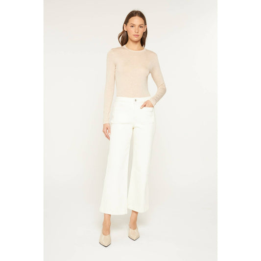 HIGH RISE CROPPED WIDE LEG