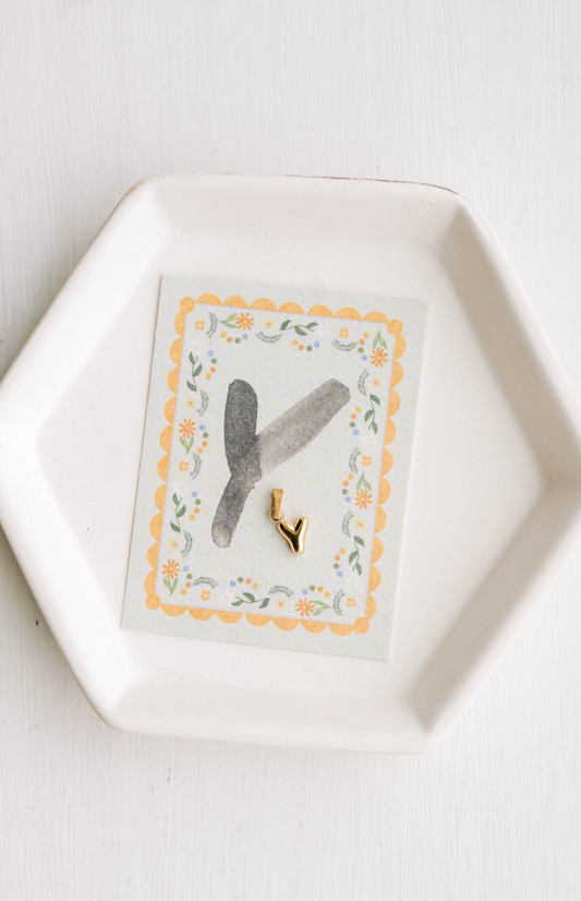Y - Letter Charm