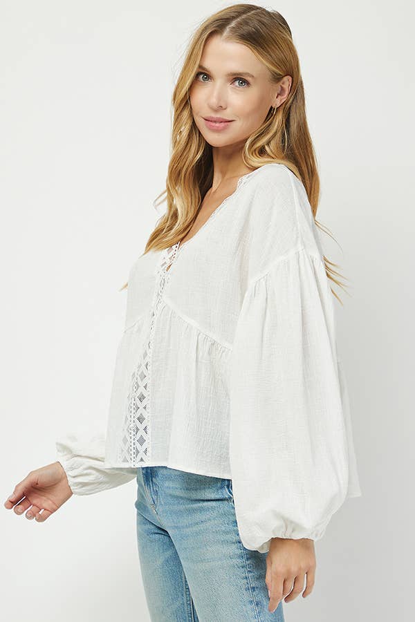Lace Whisper Blouse