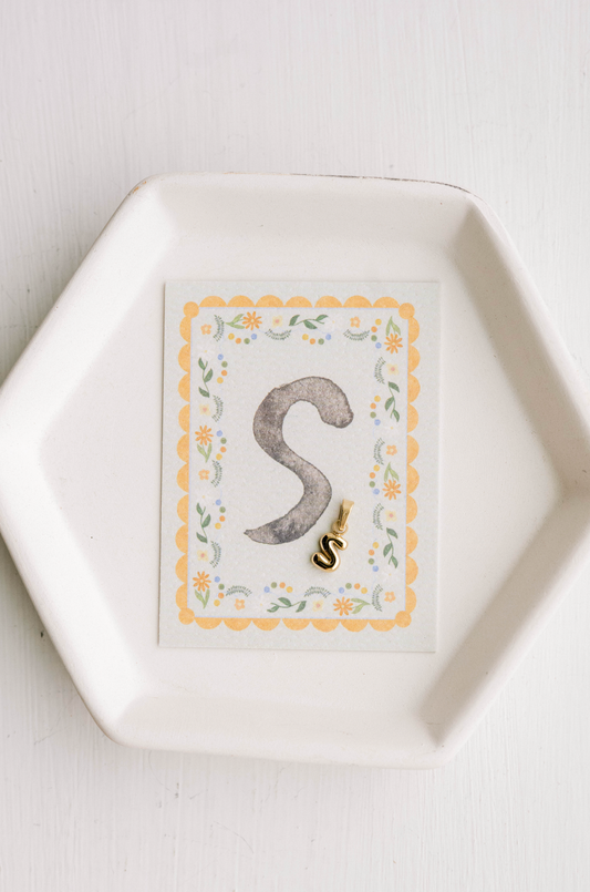 S - Letter Charm