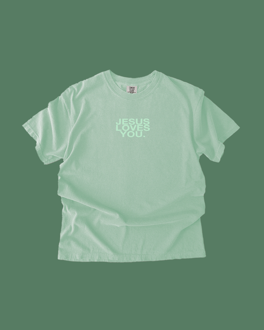 Comfort Colors Logo Tee || Washed Mint