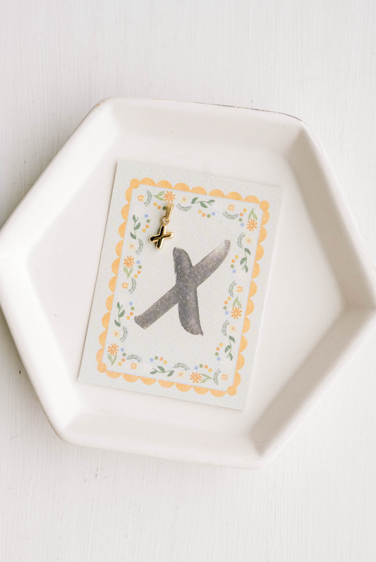 X - Letter Charm