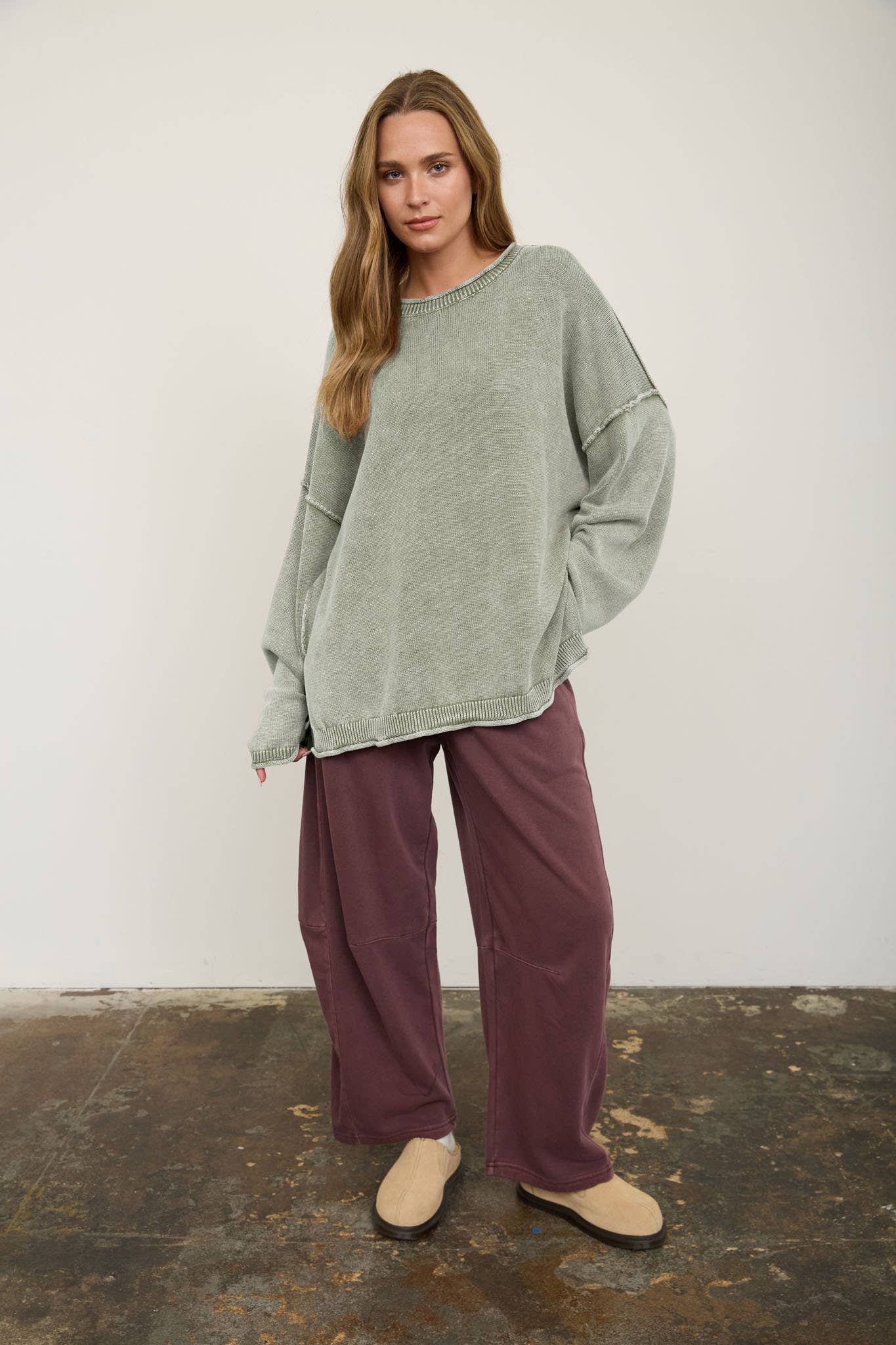 RAW CREW NECK SWEATER