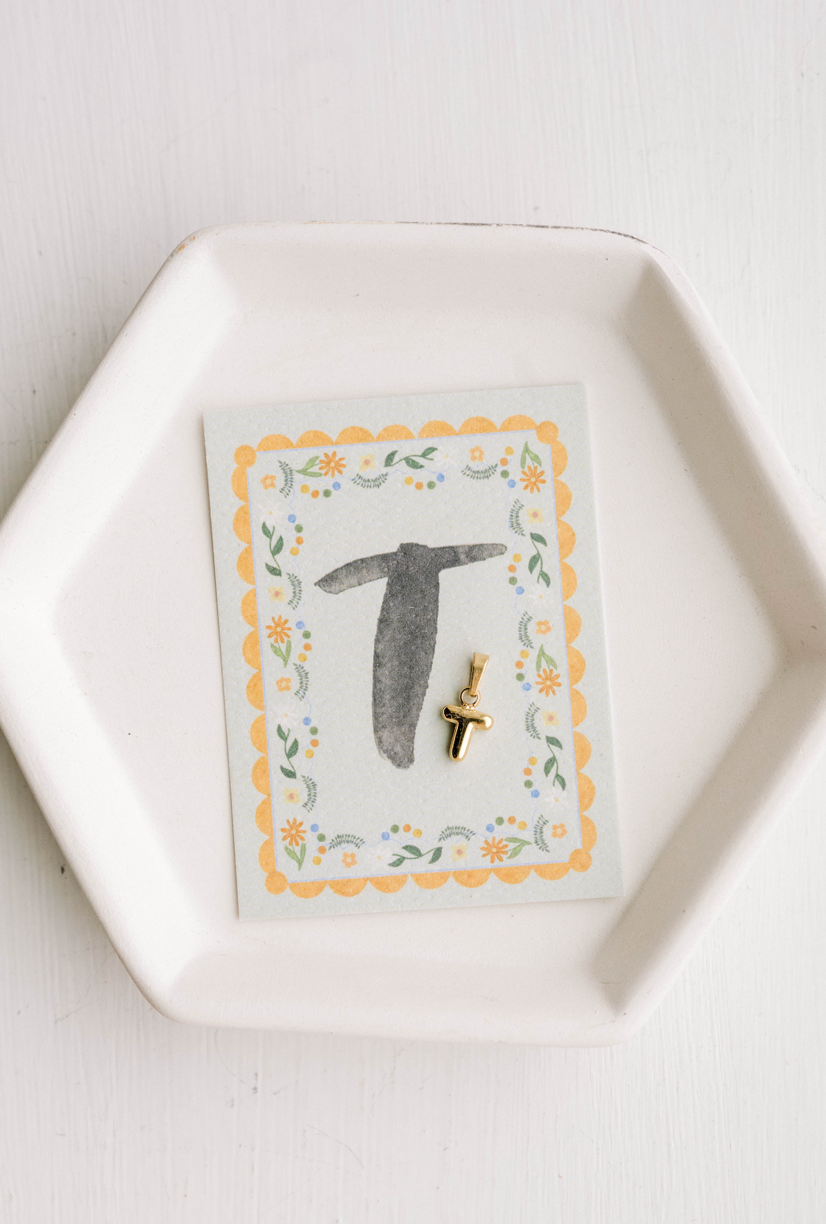 T - Letter Charm