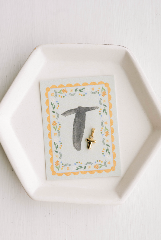 T - Letter Charm