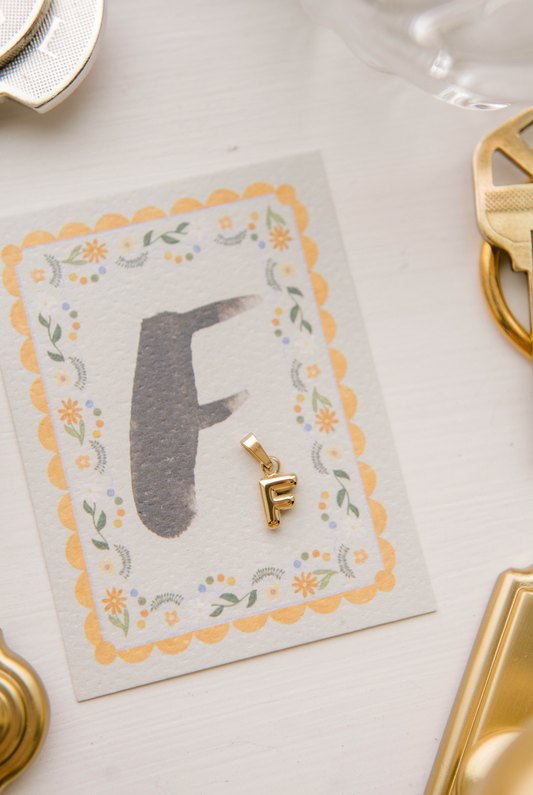 F - Letter Charm