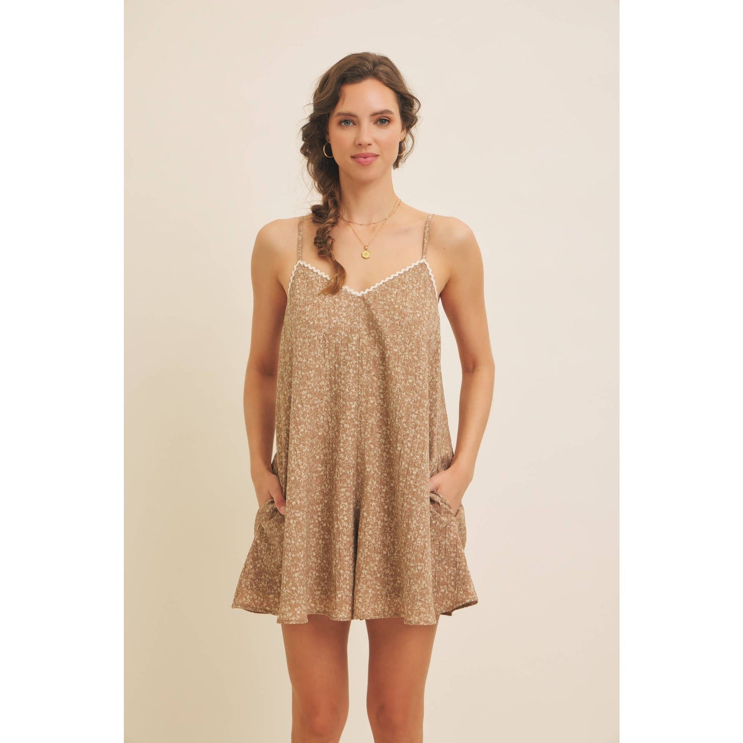 FLOWY  DITSY ROMPER