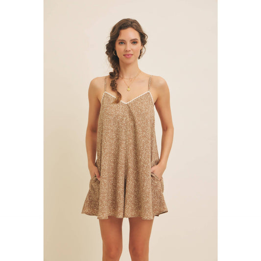 FLOWY  DITSY ROMPER