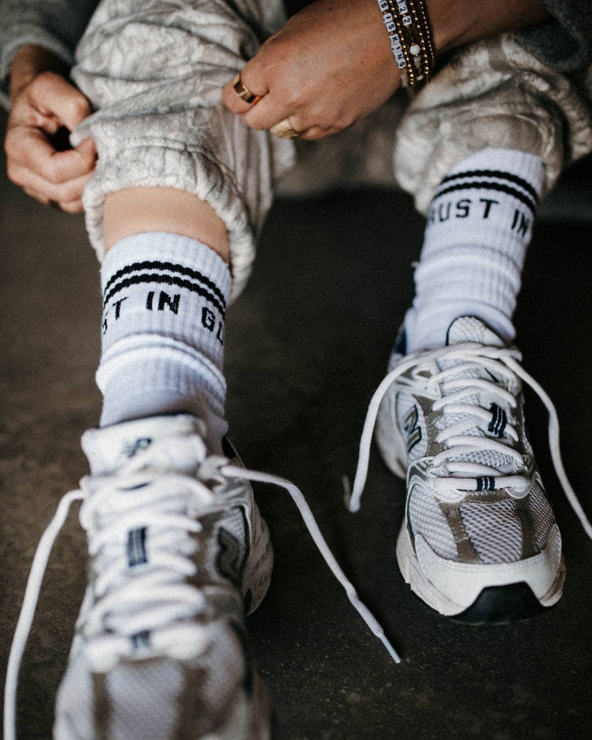 In God We Trust Crew Socks