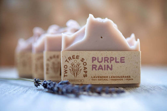 Purple Rain- Natural Handmade Bar Soap
