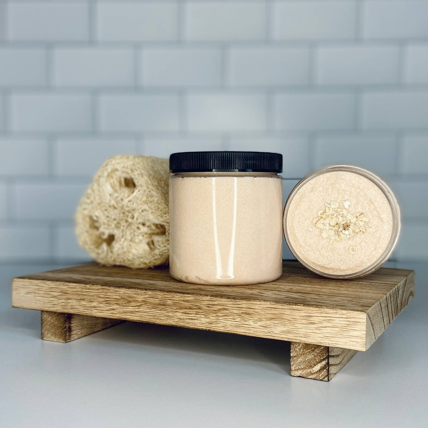 8oz Oatmeal Milk and Honey Foaming Sugar Scrub