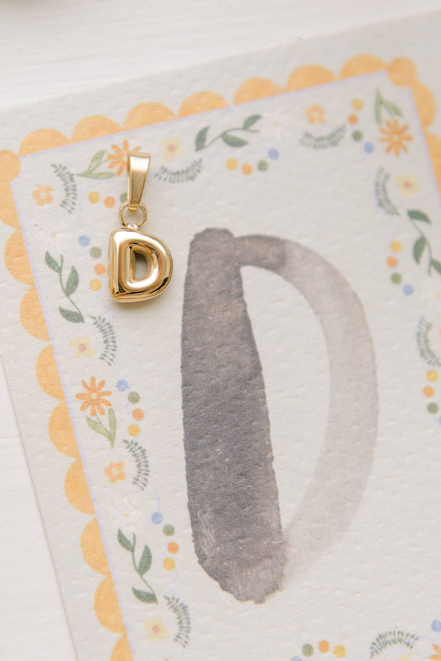 D - Letter Charm
