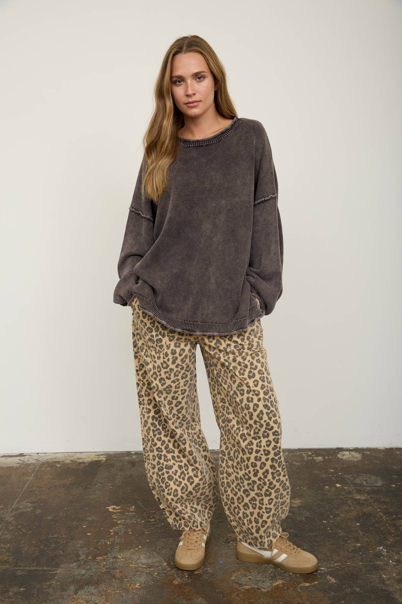 RAW CREW NECK SWEATER