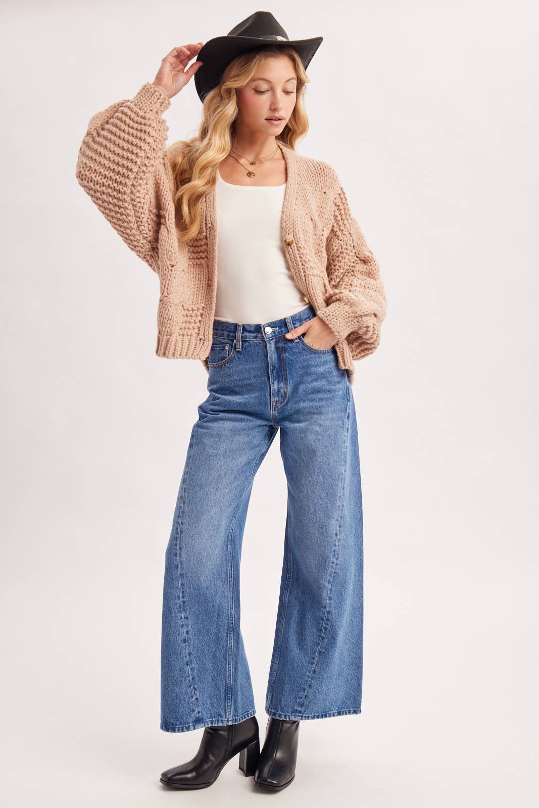 VINTAGE WIDE LEG TROUSER