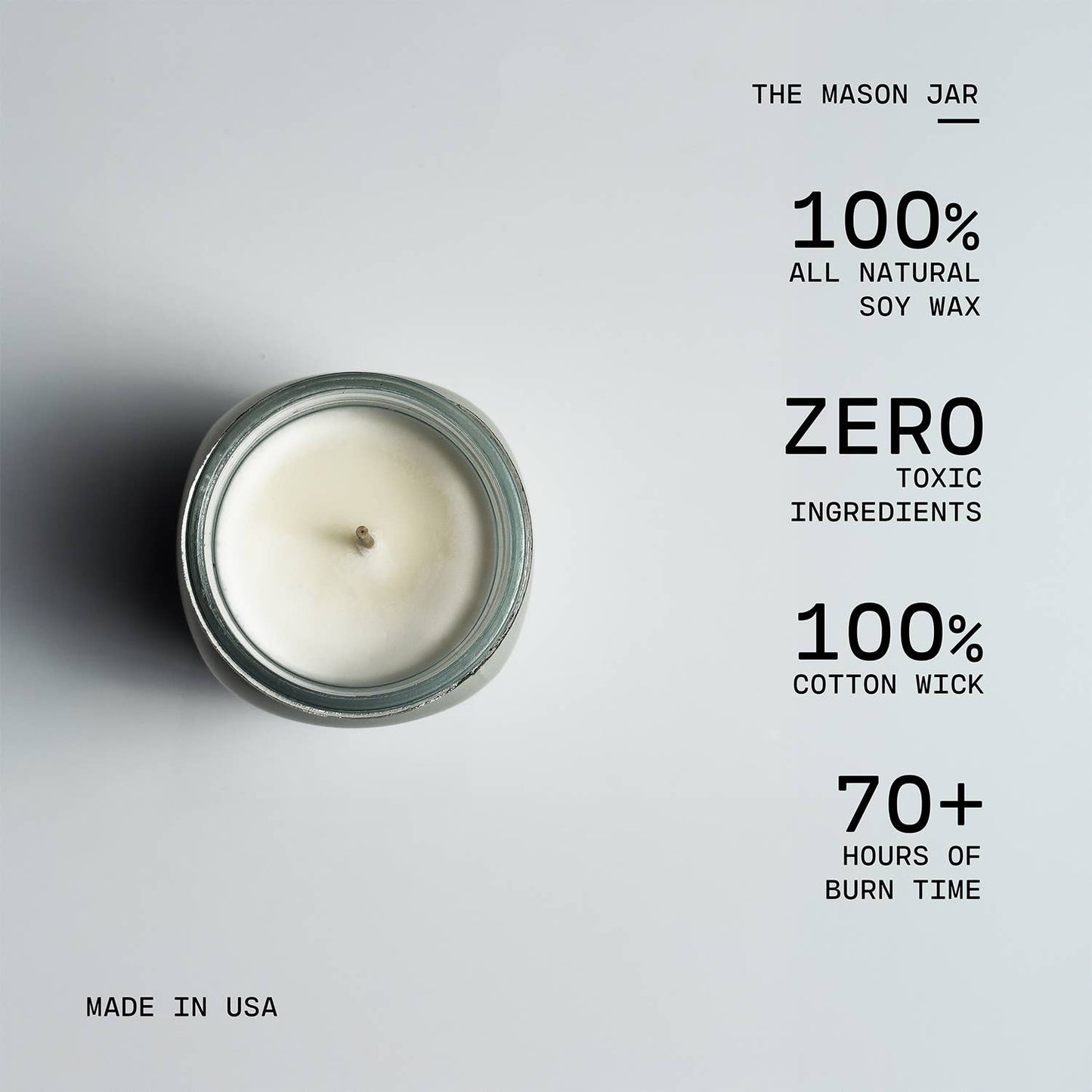 13 oz Mason Jar Candle: Wild Lilacs