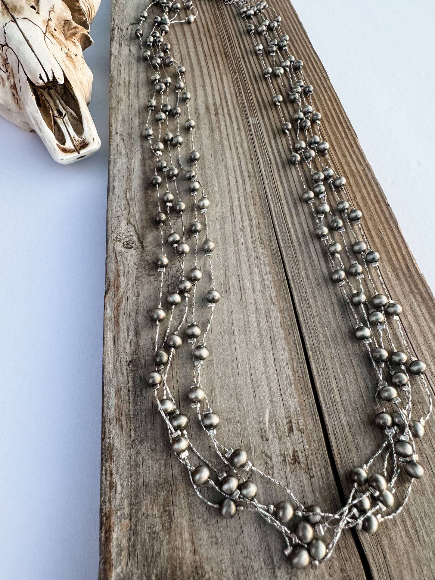 Navajo Pearl Layered Necklace