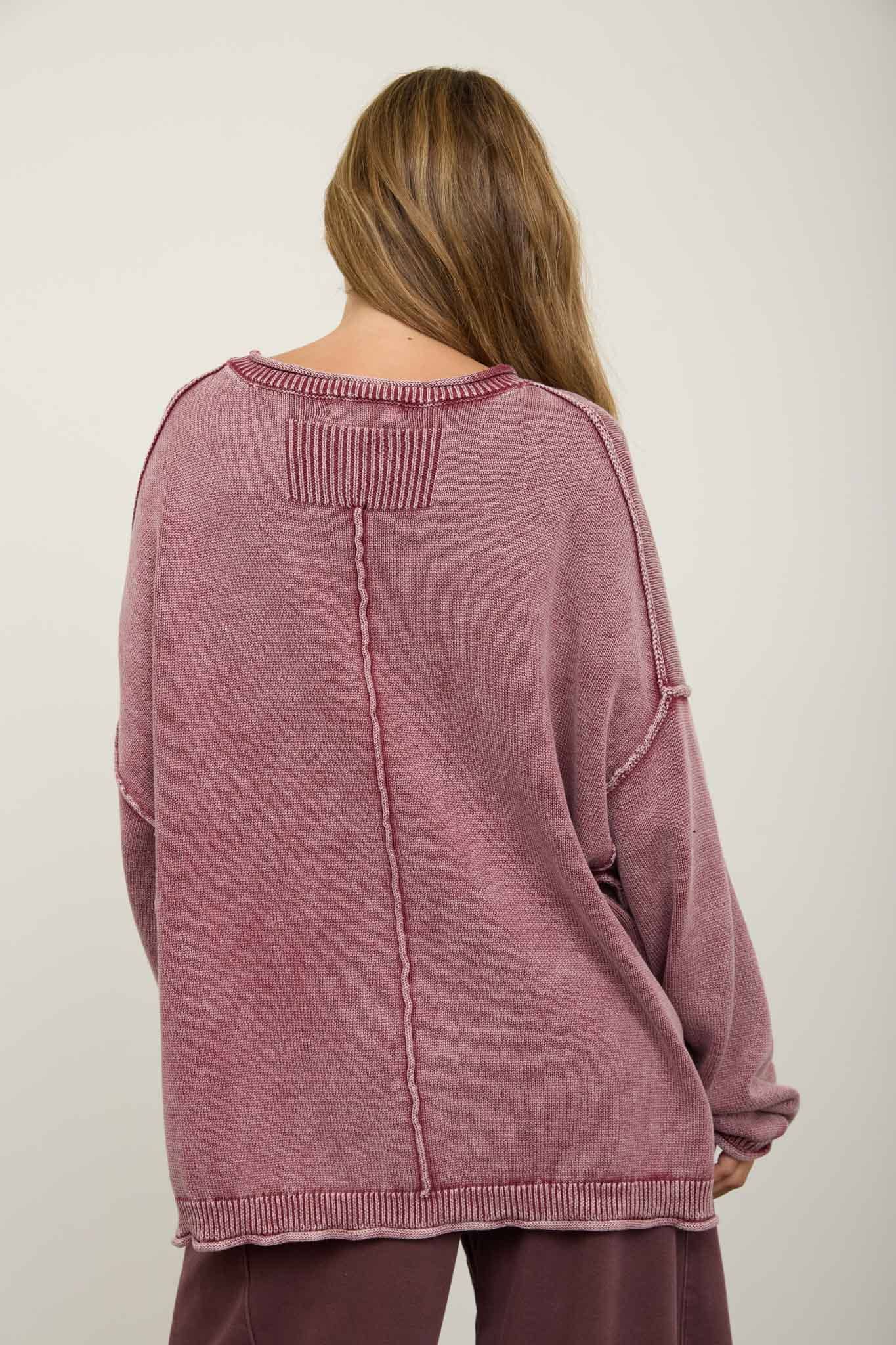 RAW CREW NECK SWEATER