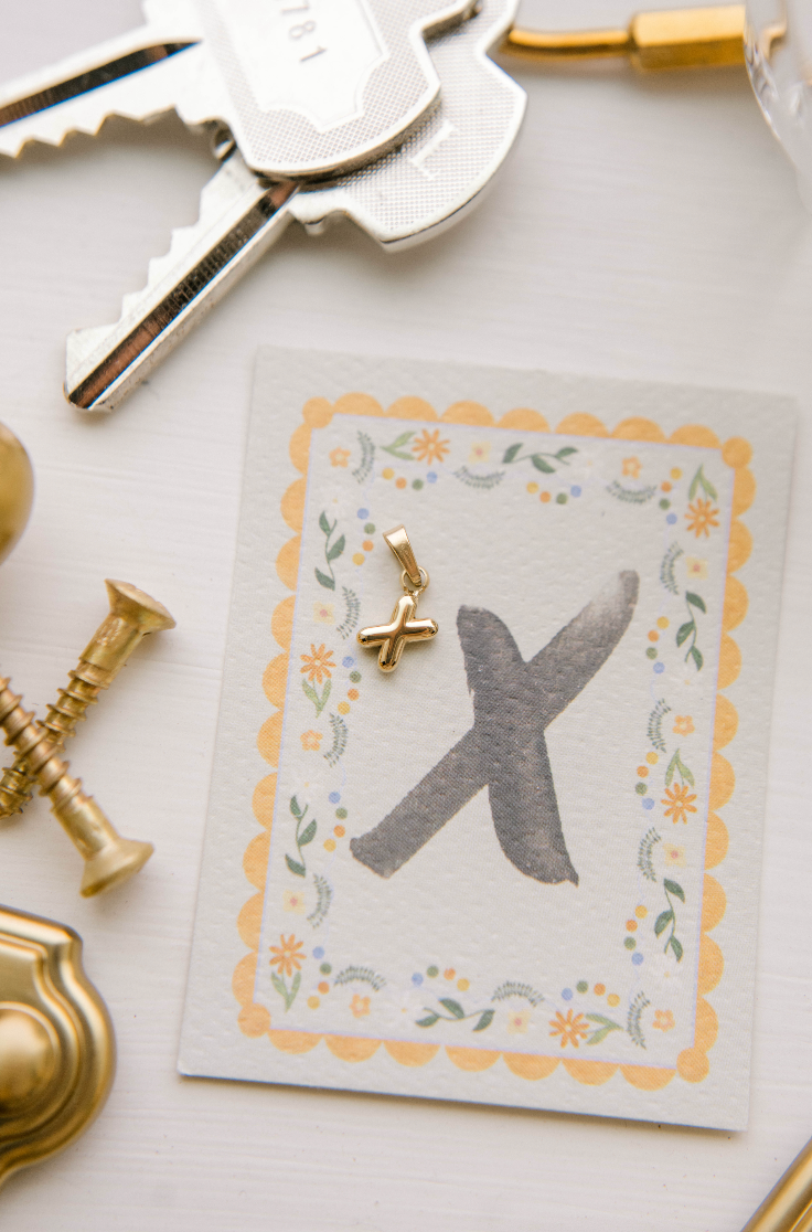 X - Letter Charm
