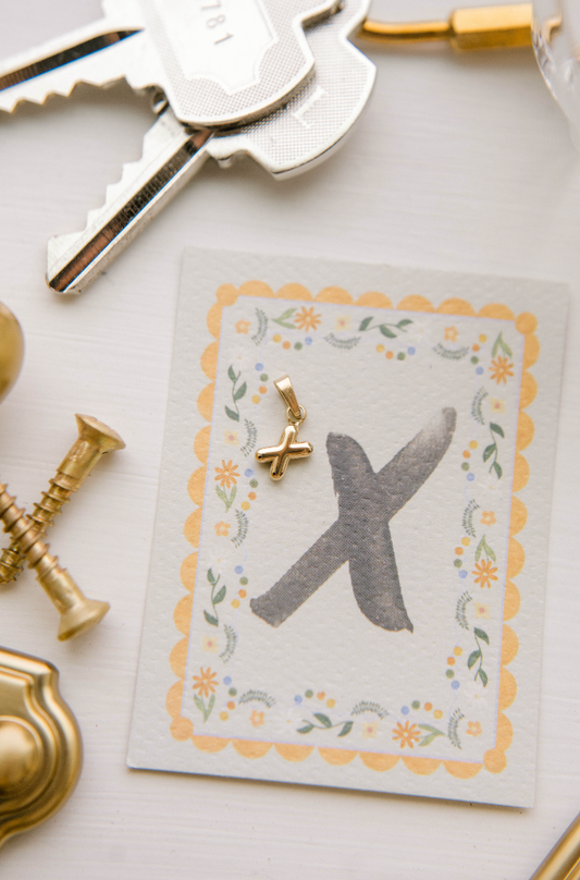 X - Letter Charm