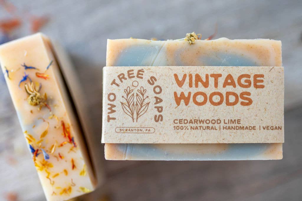 Vintage Woods- Natural Handmade Bar Soap