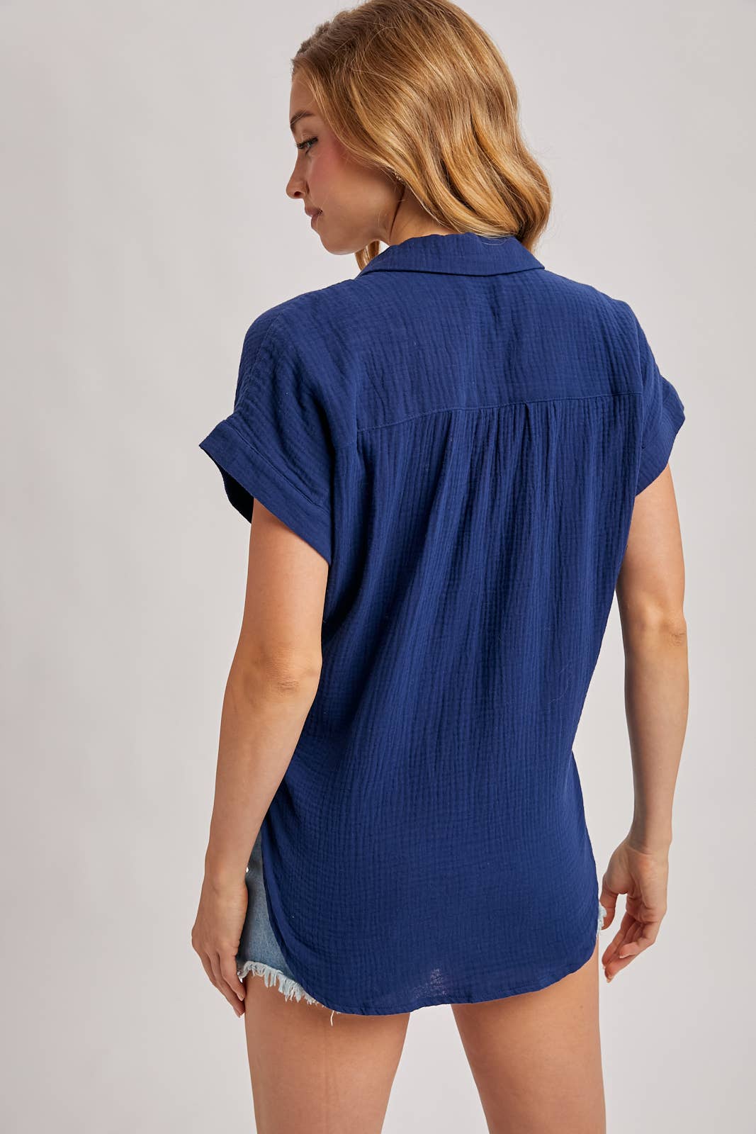 BUTTON UP COTTON SHIRT