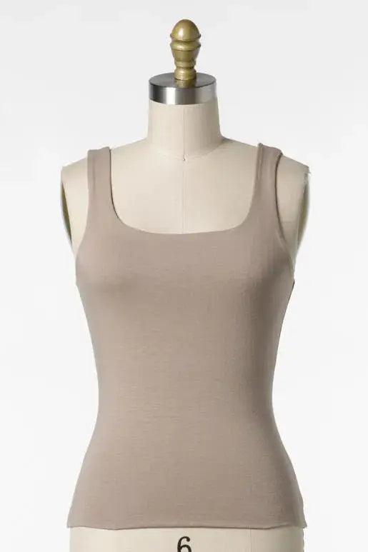 Double Layer Cotton Span Top