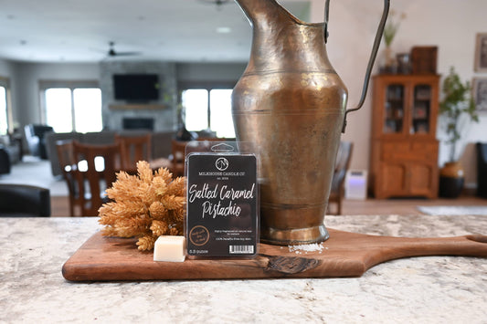 5.5 oz Wax Melts Fall: Salted Caramel Pistachio