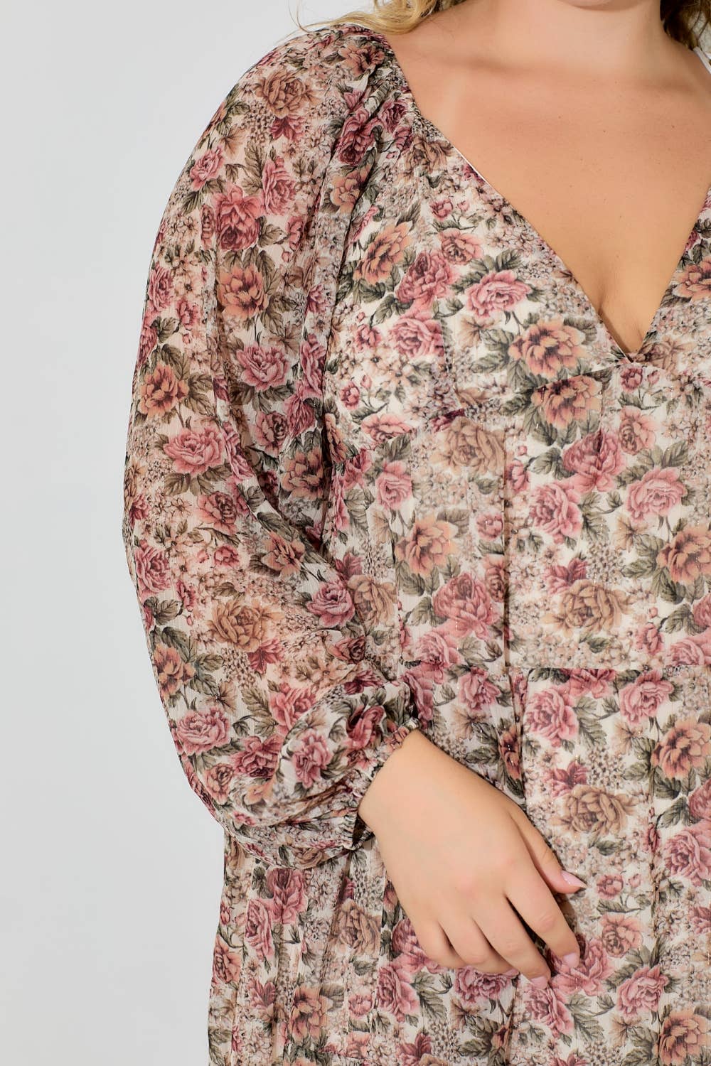 FLORAL SWEETHEART MAXI DRESS