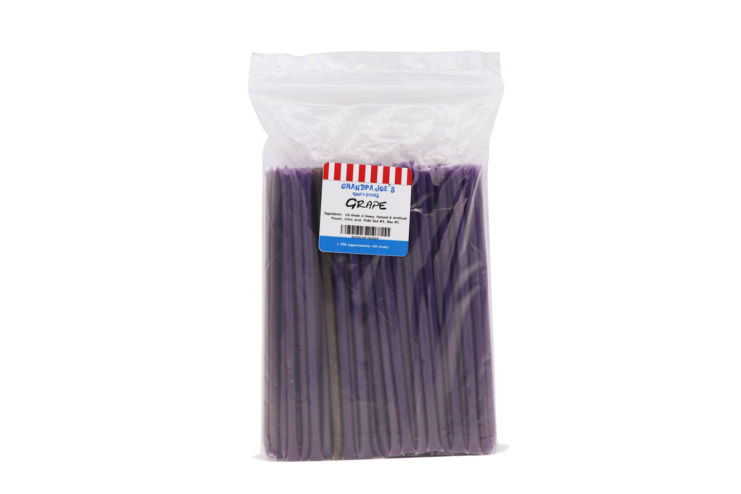 Honey Sticks Grape, 100ct Sticks
