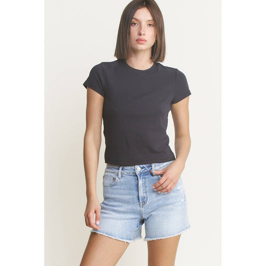 SUPER HIGH SHORTS RAW HEM