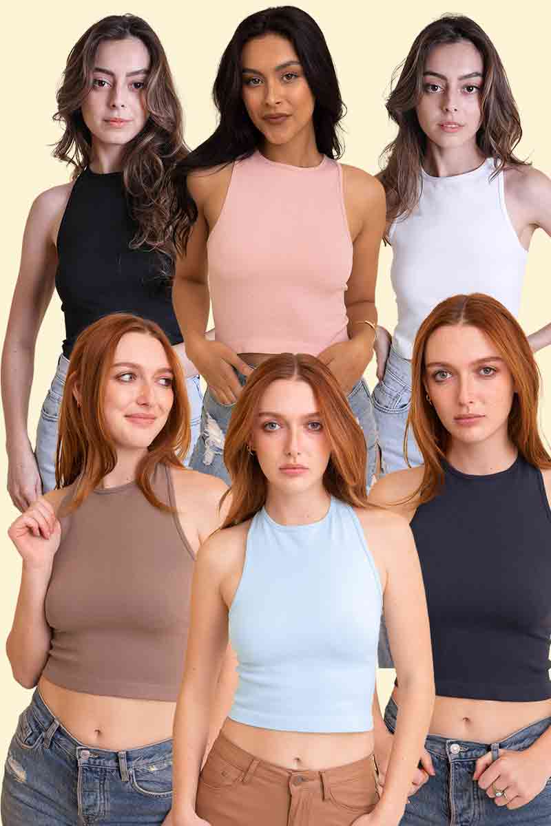 Chic and Modern High Neck Brami for Women