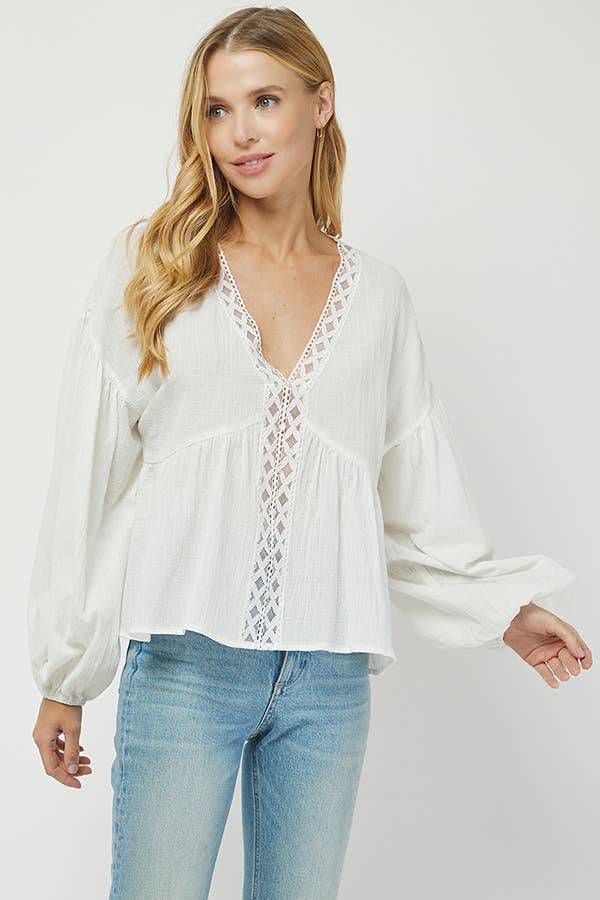 Lace Whisper Blouse
