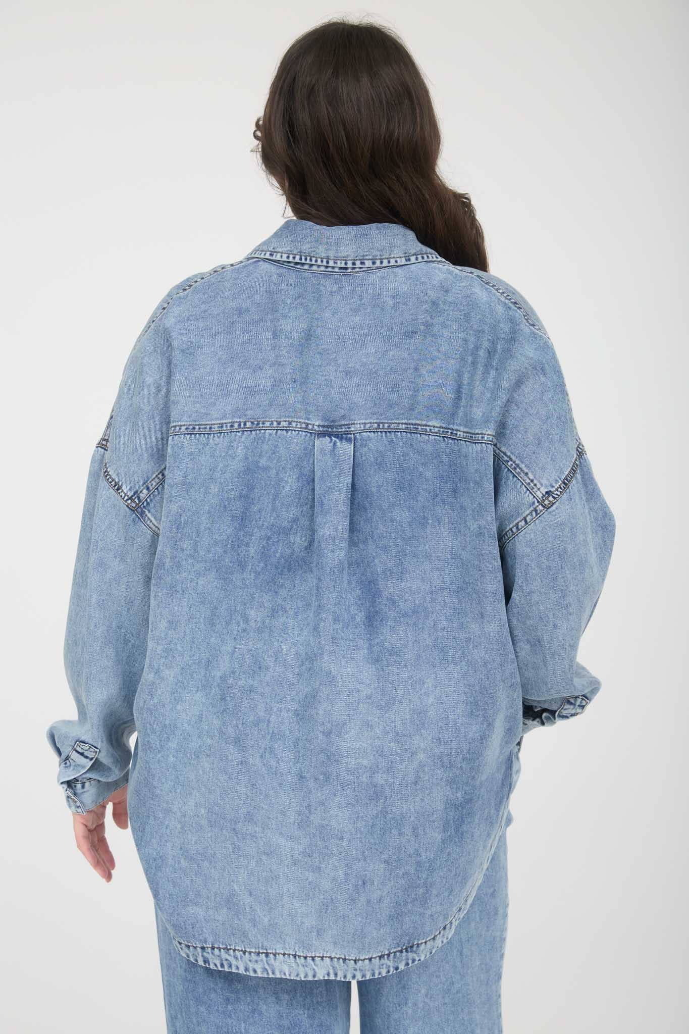 PLUS CHAMBRAY BUTTON DOWN