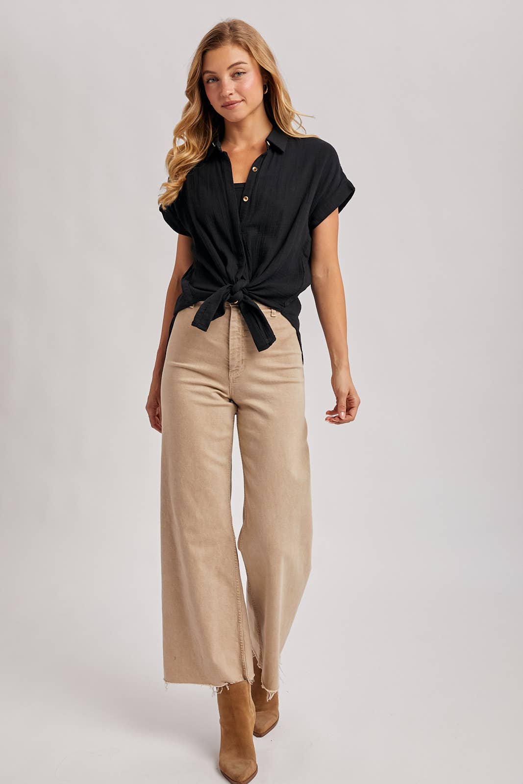 BUTTON UP COTTON SHIRT