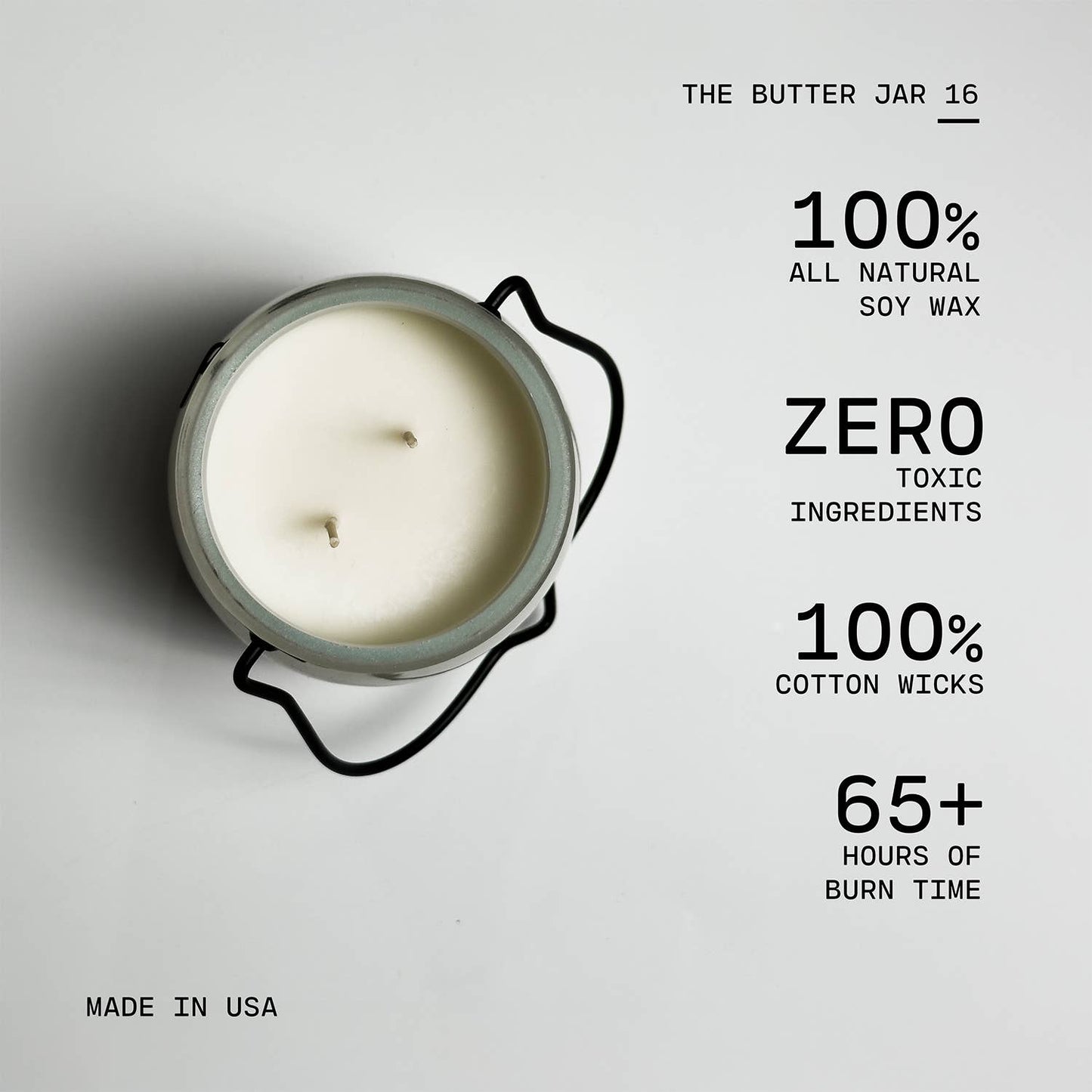 16 oz Butter Jar Candle: Caramel Cold Brew