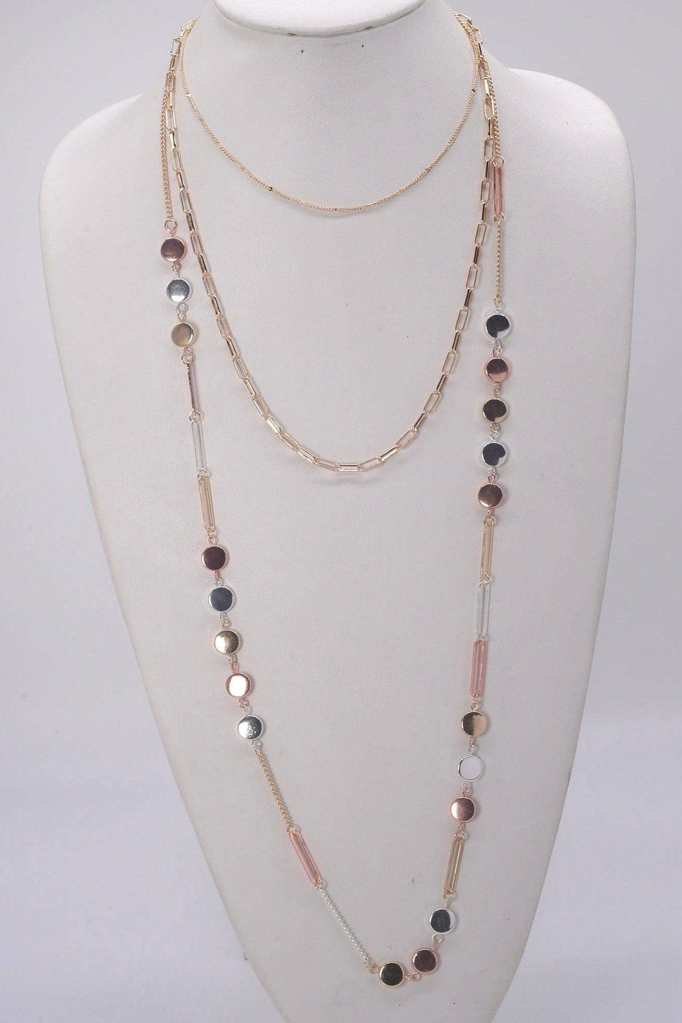 Layered Beaded Necklace