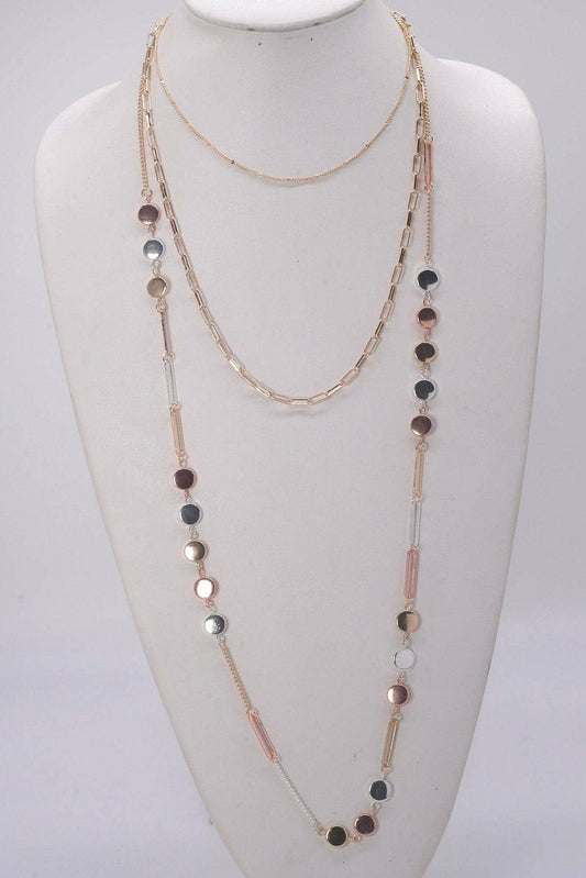 Layered Beaded Necklace