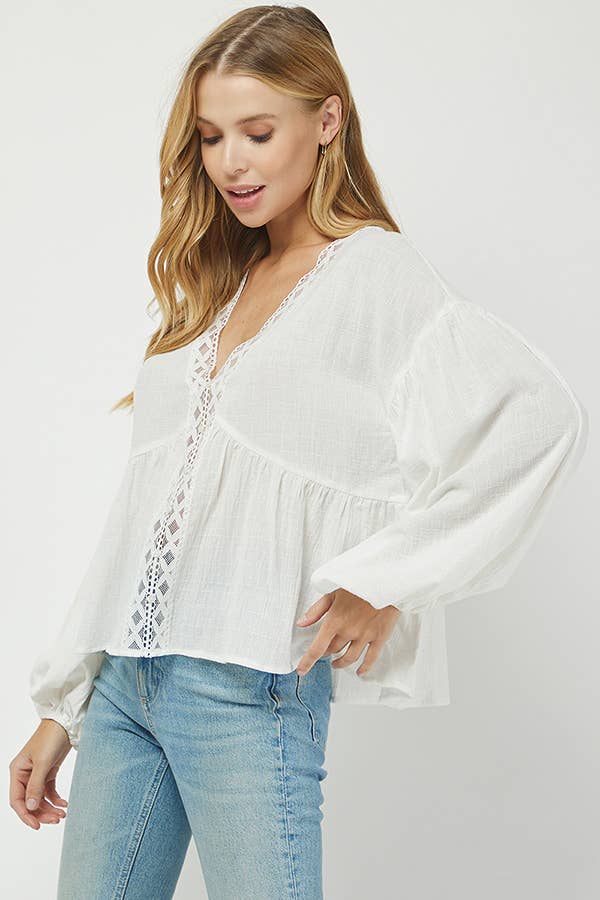 Lace Whisper Blouse