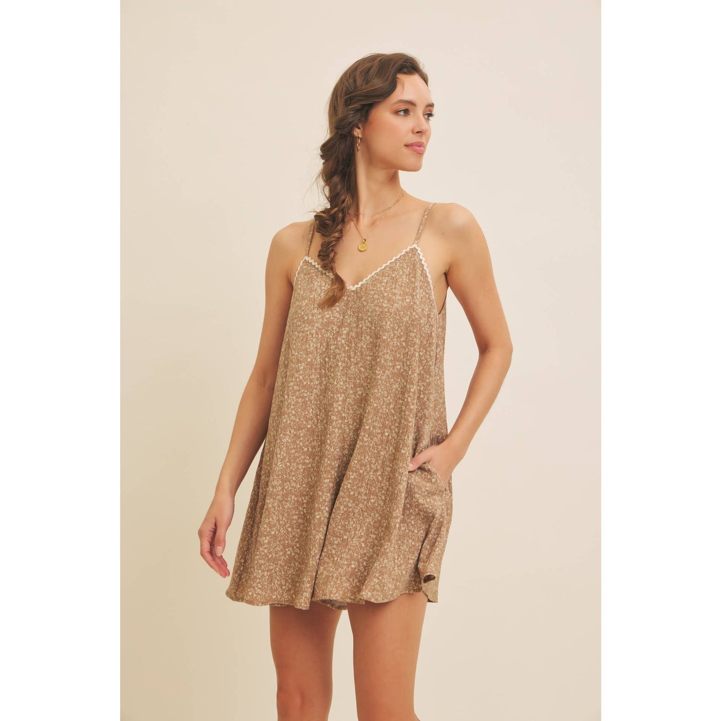 FLOWY  DITSY ROMPER