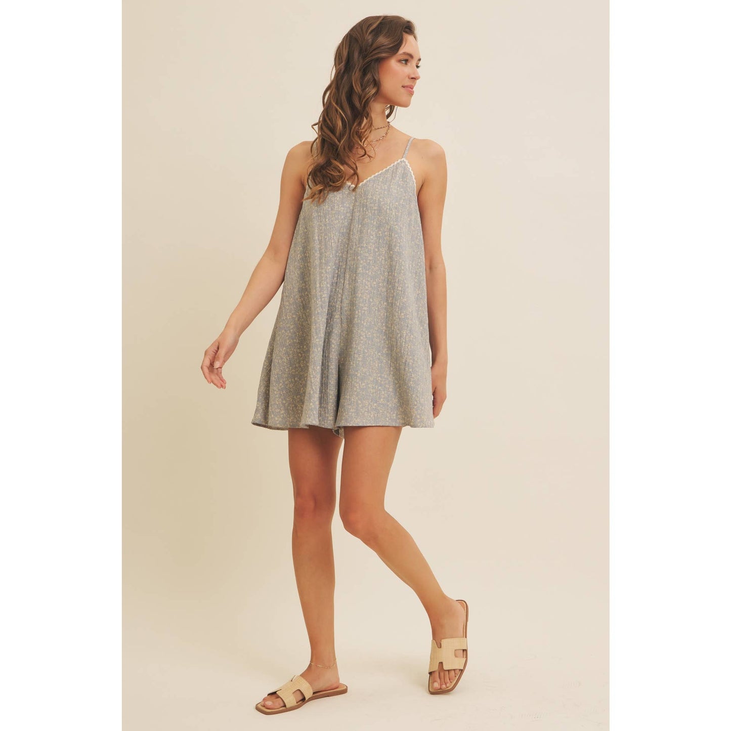 FLOWY  DITSY ROMPER