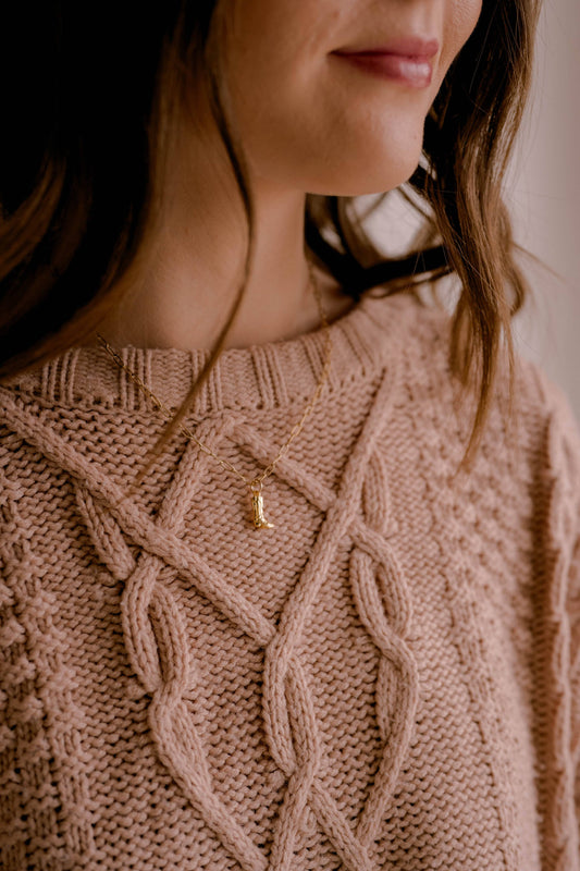 Walk By Faith Charm Necklace I Christian Jewelry