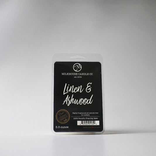 5.5 oz Wax Melts: Linen & Ashwood