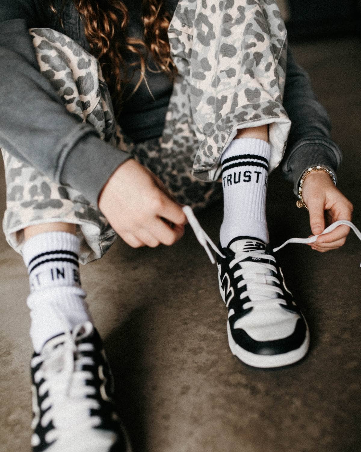 In God We Trust Crew Socks
