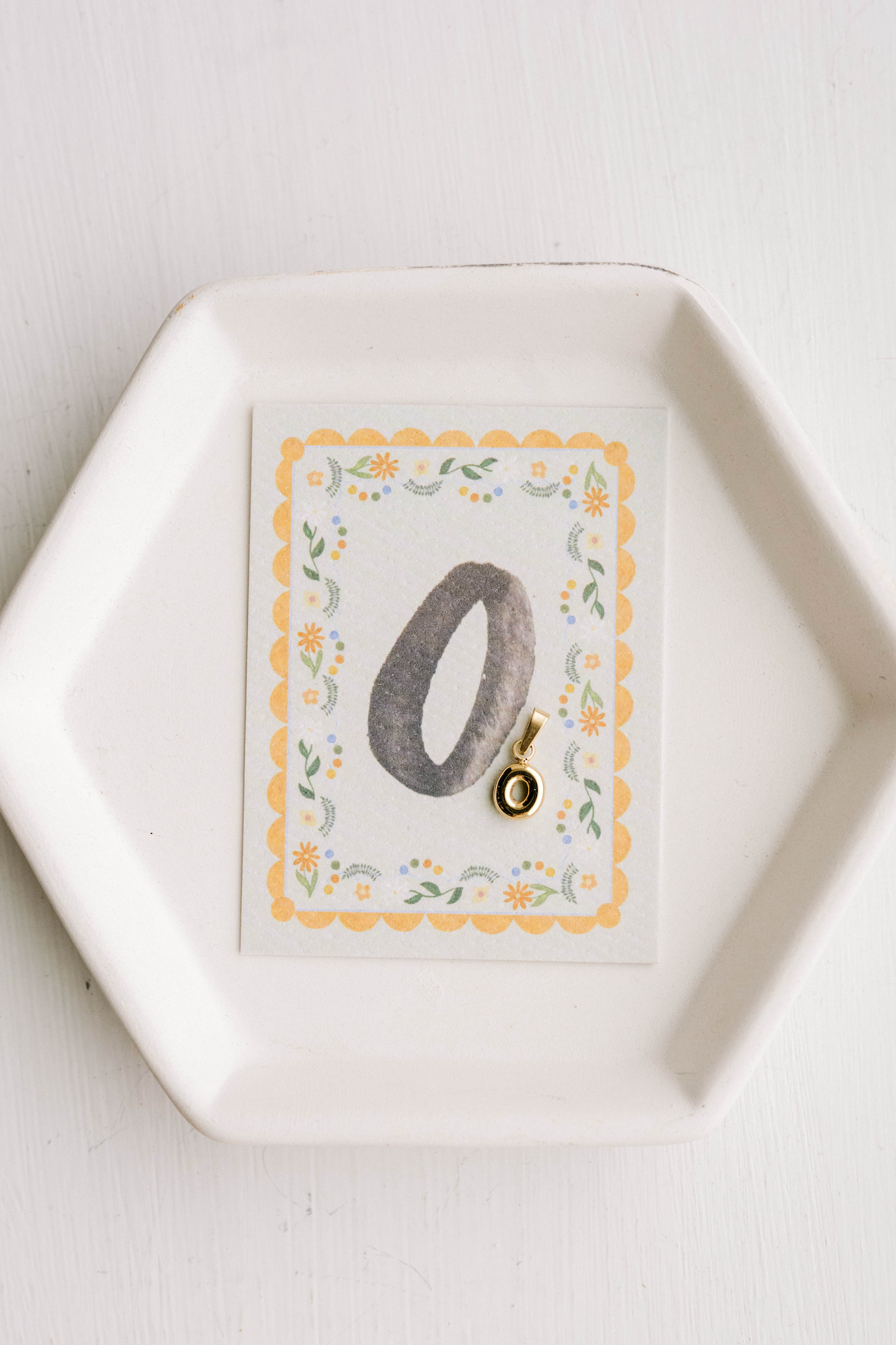 O - Letter Charm