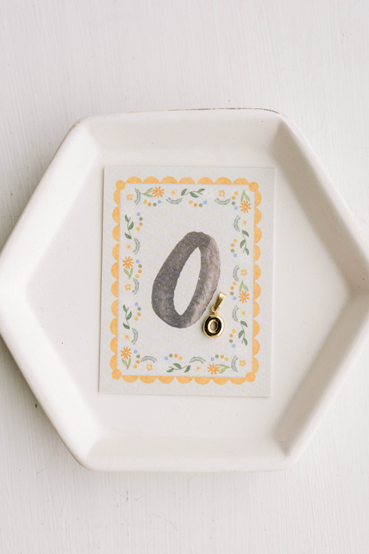 O - Letter Charm