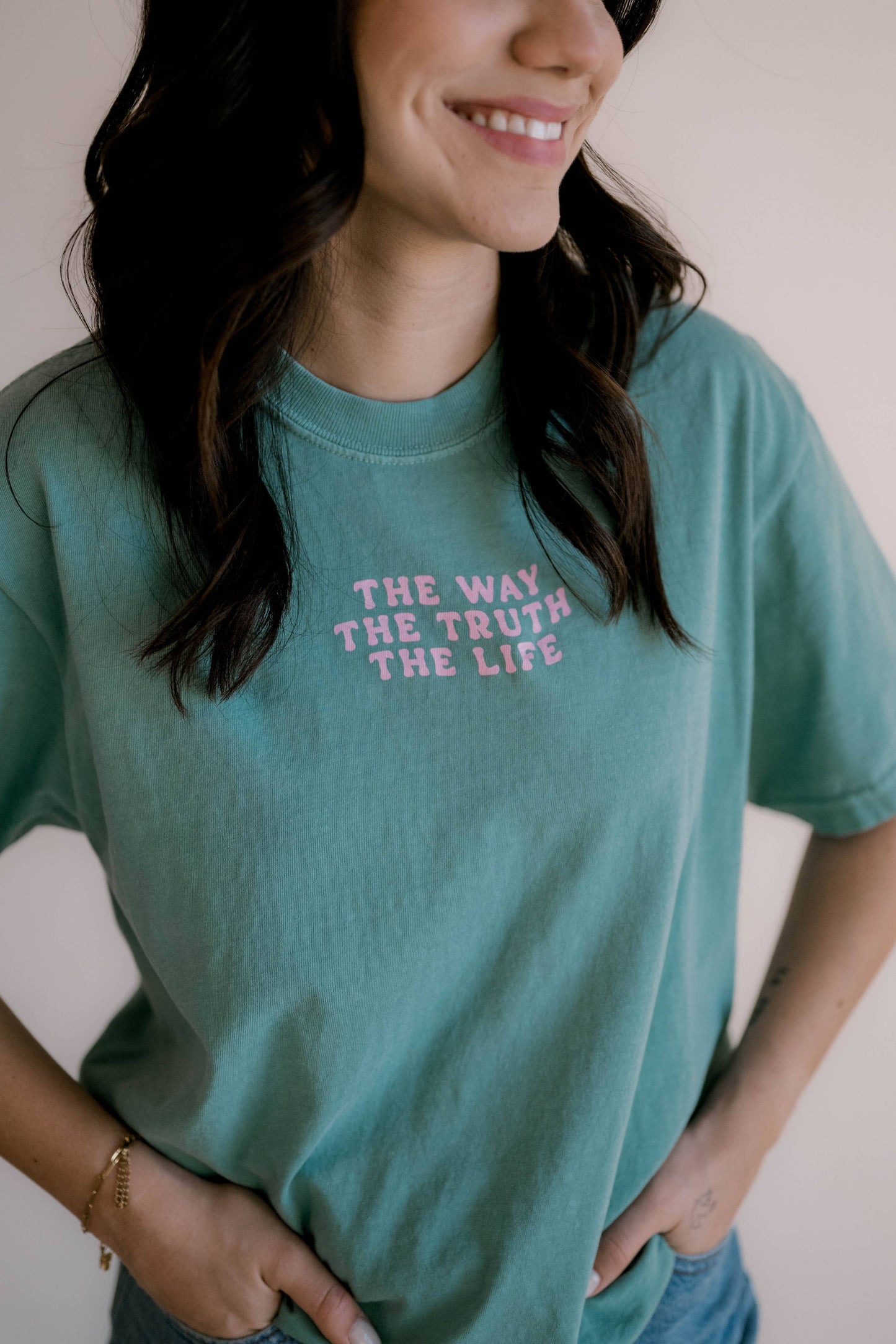 The Way Tee - Seafoam