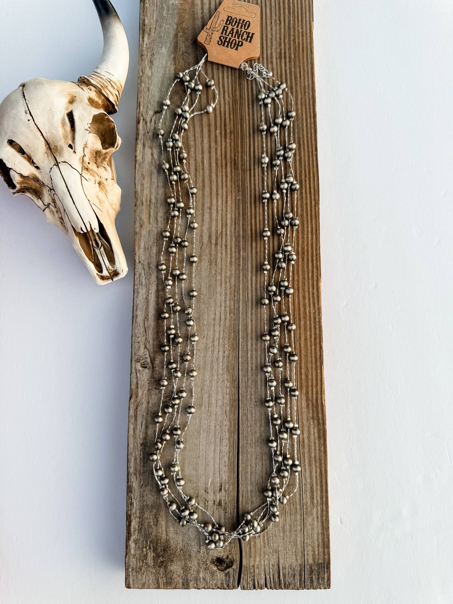 Navajo Pearl Layered Necklace