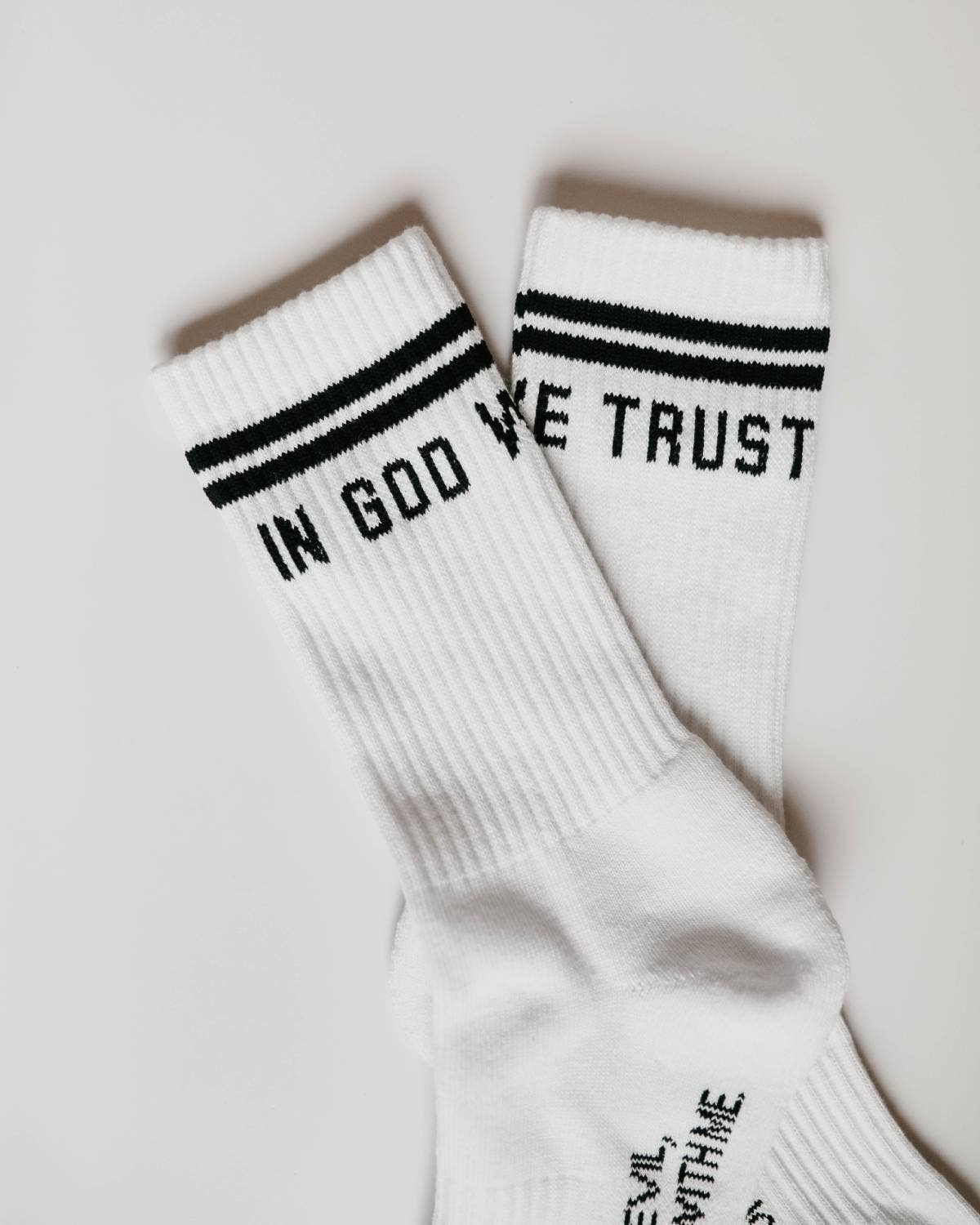 In God We Trust Crew Socks