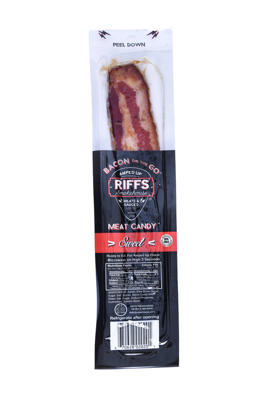 Riffs Bacon on the Go, Sweet, .7oz, 12ct Box